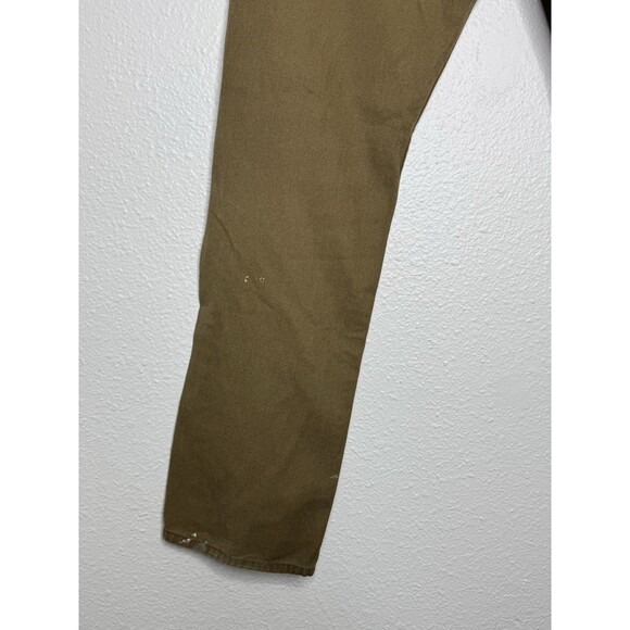 Levi's 511 Jeans Distressed Y2K Mens 38x32 Brown Slim Straight Denim Stretch - Picture 9 of 16